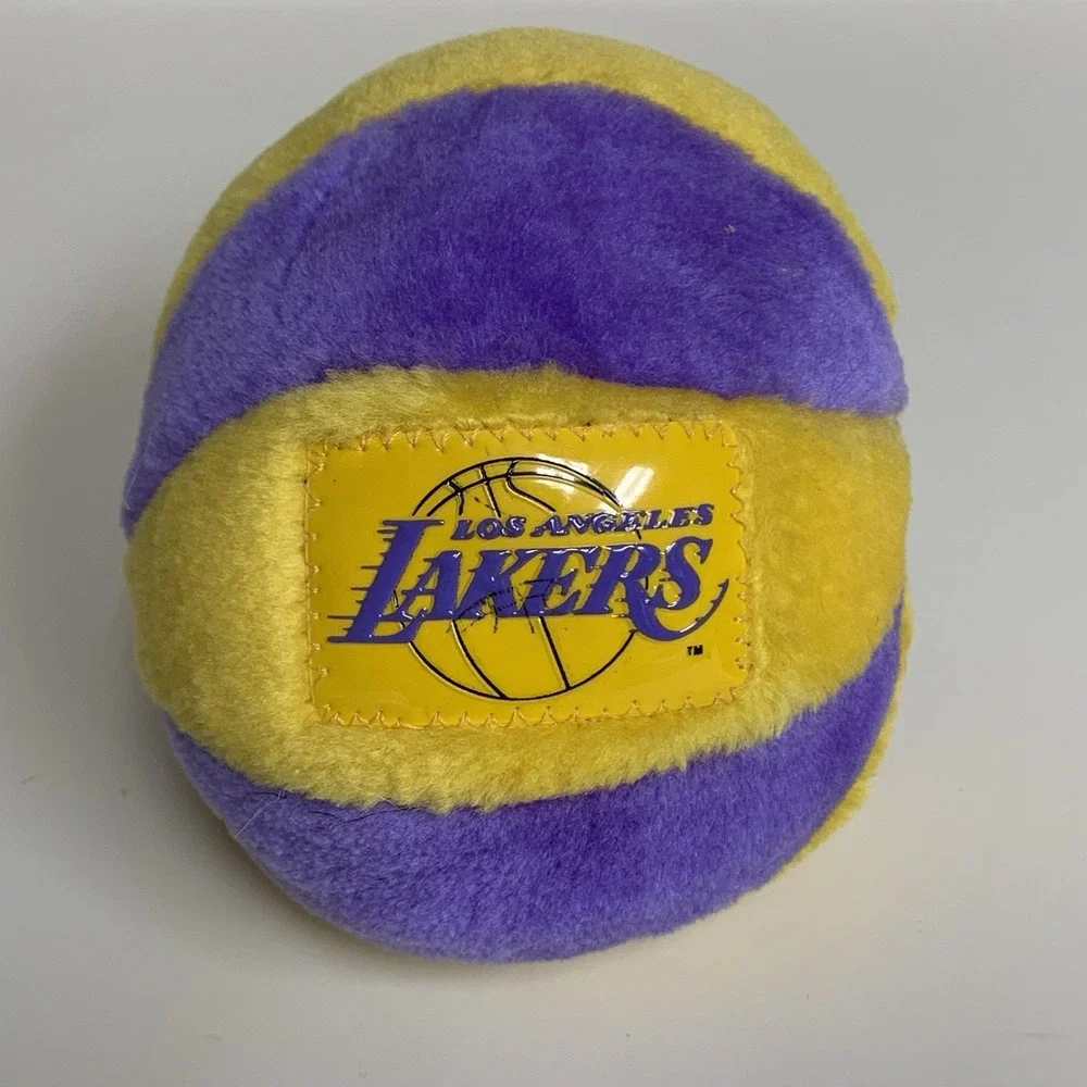 Vintage Los Angeles Lakers Plush Basketball Sports Pillow 4